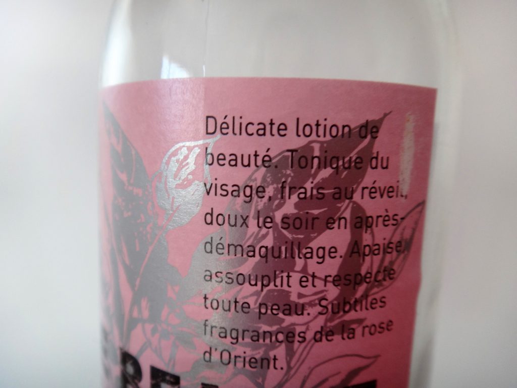 description eau de rose