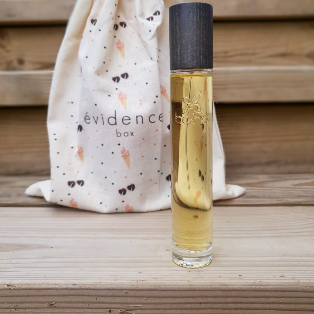 Glaces et Sunglasses [Box évidence – Juin 2018] BOHO GREEN MAKE-UP – Parfum naturel « Corsica »