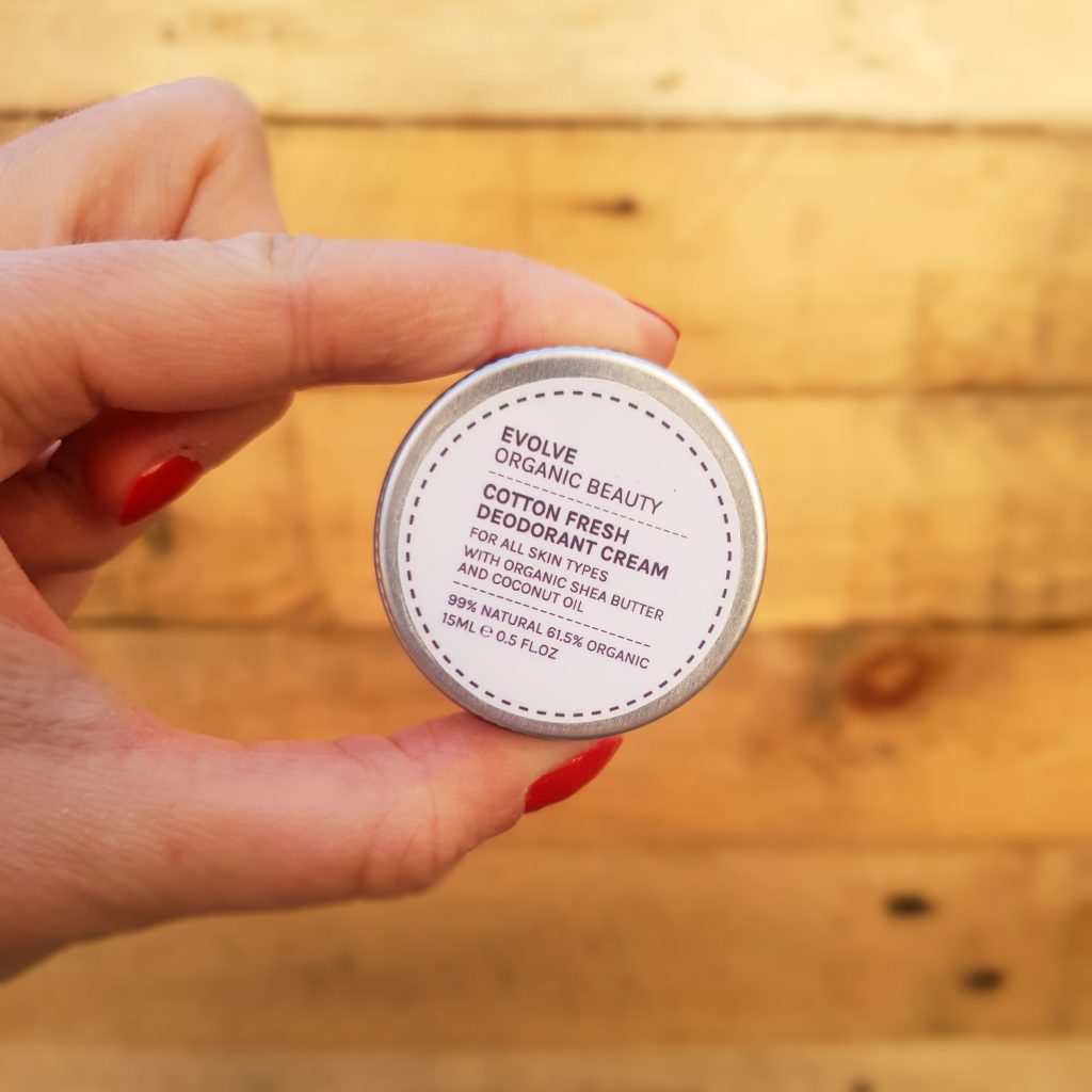 3 déodorants naturels au banc d'essai EVOLVE ORGANIC BEAUTY – Cotton fresh deodorant cream