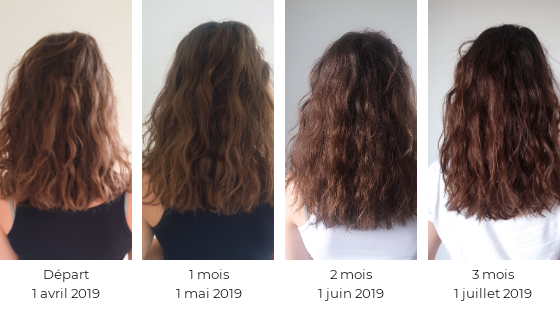Le complément alimentaire Good Hair Vitamines boost de Lashilé Beauty Evolution de la pousse de mes cheveux en 3 mois