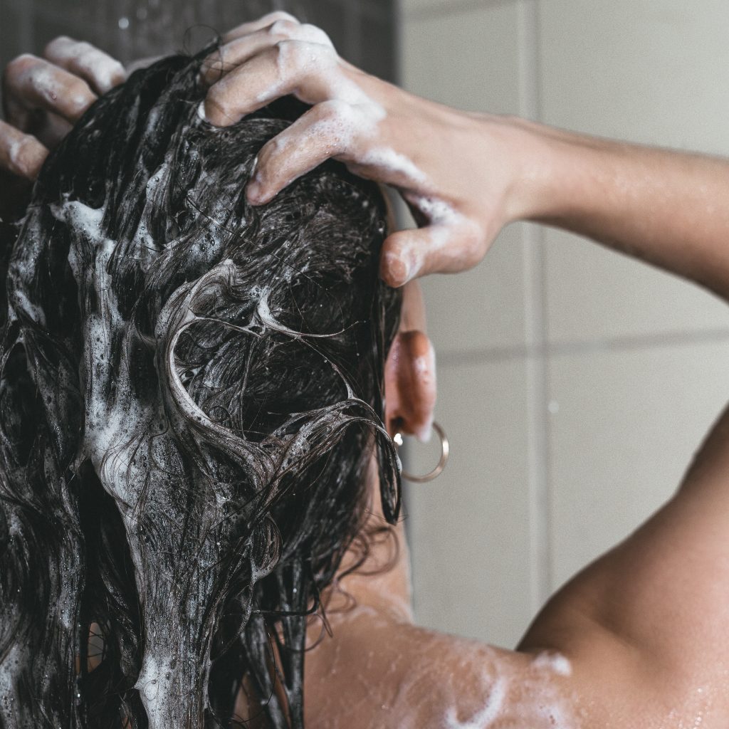 Photo de dos shampoing cheveux